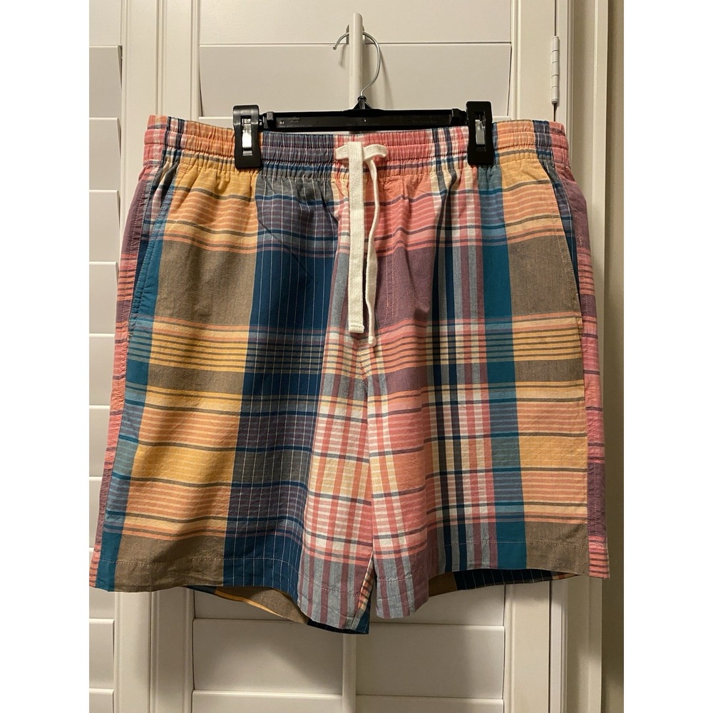 Vineyard Vines New $89 Men's‎ Madras Shorts Cayman Plaid 7" Medium 32" waist